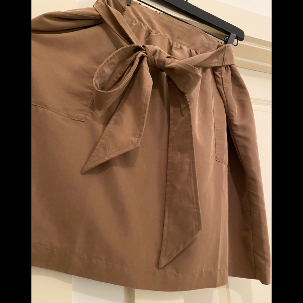 Target Khaki Skirt with Bow